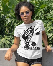 Nope not today Classic T-Shirt apparel-classic-tshirt-lifestyle-front-233
