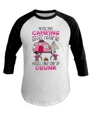 Camping Drunk 1 Baseball Tee tile
