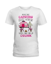 Camping Drunk 1 Ladies T-Shirt tile