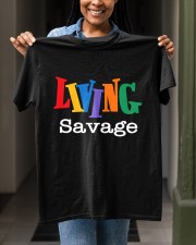Living Savage Classic T-Shirt apparel-classic-tshirt-lifestyle-front-129