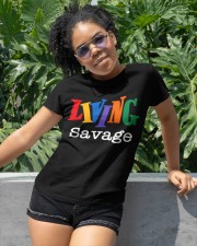 Living Savage Classic T-Shirt apparel-classic-tshirt-lifestyle-front-232