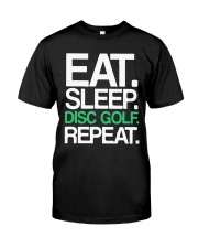 Eat Sleep Disc Golf Repeat Premium Fit Mens Tee tile