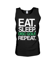 Eat Sleep Disc Golf Repeat Unisex Tank tile