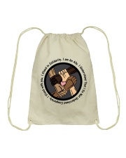 Anti racism Drawstring Bag tile