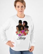 She is strong Long Sleeve Tee apparel-long-sleeve-tee-lifestyle-front-40