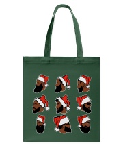 Black Santa Head Christmas 4 Tote Bag tile
