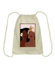 Black Sisterhood 1 Drawstring Bag tile