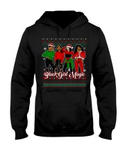 Christmas Black Girl Magic Hooded Sweatshirt tile