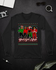 Christmas Black Girl Magic Long Sleeve Tee lifestyle-unisex-longsleeve-front-5