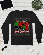 Christmas Black Girl Magic Long Sleeve Tee lifestyle-unisex-longsleeve-front-6