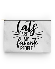 Cats are my favorite people Accessory Pouch tile