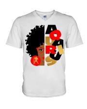 Aquarius V-Neck T-Shirt tile