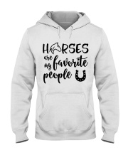 Horse are my favorite people Hooded Sweatshirt tile