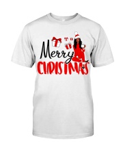 Merry Christmas Black Girl 2 Classic T-Shirt front