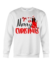 Merry Christmas Black Girl 2 Crewneck Sweatshirt tile
