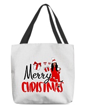 Merry Christmas Black Girl 2 All-Over Tote tile