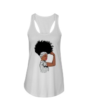 Strong girl 4 Ladies Flowy Tank tile