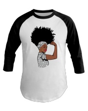 Strong girl 4 Baseball Tee tile