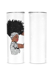 Strong girl 4 Glitter Tumbler tile