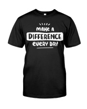 Make a difference every day Premium Fit Mens Tee tile
