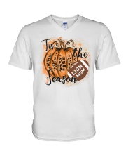 Lion V-Neck T-Shirt tile