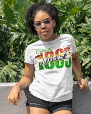 Celebrate Juneteenth 1865 Red Green Yellow Glitter Classic T-Shirt apparel-classic-tshirt-lifestyle-front-233