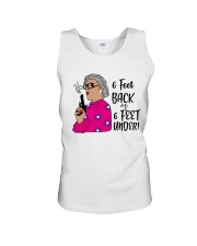 6 feet back Unisex Tank tile