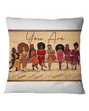 You are 3 Horizontal Poster Square Pillowcase tile