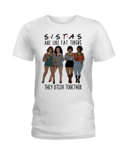 Black sisters Ladies T-Shirt tile
