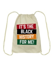 It's The Black History For Me Drawstring Bag tile