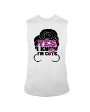YES i'M CUTE Sleeveless Tee tile