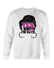 YES i'M CUTE Crewneck Sweatshirt tile