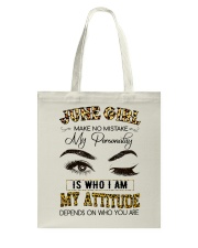 June Girl Tote Bag tile