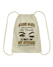 June Girl Drawstring Bag tile