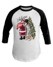 I Believe In Santa Baseball Tee tile