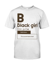Black Girl Classic T-Shirt front