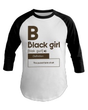 Black Girl Baseball Tee tile