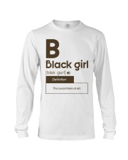 Black Girl Long Sleeve Tee tile