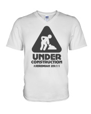 UNDER CONSTRUCTION V-Neck T-Shirt tile