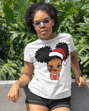 Afro space buns little girl Christmas Classic T-Shirt apparel-classic-tshirt-lifestyle-front-233