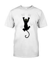 Hanging Cat Classic T-Shirt front