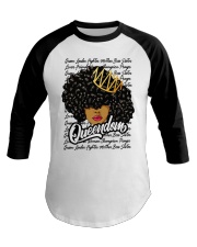 Afro Queen Queendom Baseball Tee tile