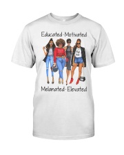 Educated Motivated Melanated Elevated Premium Fit Mens Tee tile