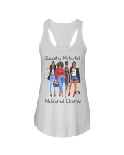Educated Motivated Melanated Elevated Ladies Flowy Tank tile