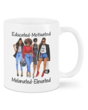 Educated Motivated Melanated Elevated Mugs tile