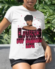 Living My Blessed Life Black Lola Classic T-Shirt apparel-classic-tshirt-lifestyle-front-234