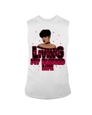 Living My Blessed Life Black Lola Sleeveless Tee tile