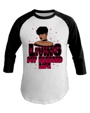 Living My Blessed Life Black Lola Baseball Tee tile