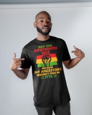 Juneteenth raised fist Classic T-Shirt apparel-classic-tshirt-lifestyle-front-32