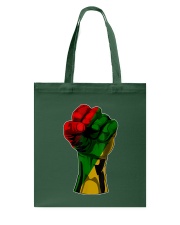 Black Fist Tote Bag tile